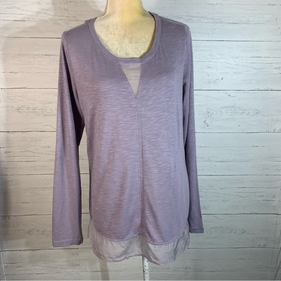 Soft Surroundings lavender tunic top size M - Picture 1 of 8